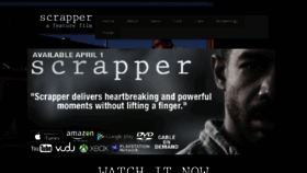 What Scrappermovie.com website looked like in 2016 (7 years ago)