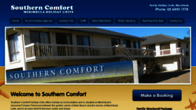 What Southerncomfort.com.au website looked like in 2016 (7 years ago)
