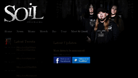 What Soiltheband.com website looked like in 2016 (7 years ago)
