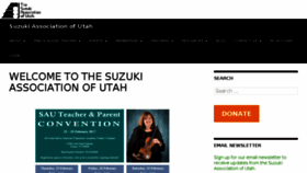 What Suzukimusicutah.org website looked like in 2016 (7 years ago)