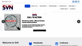 What Svn.org.uk website looked like in 2016 (7 years ago)