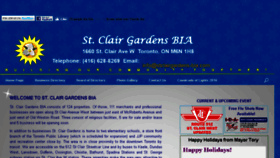 What Stclairgardens-bia.com website looked like in 2016 (7 years ago)