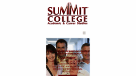 What Summitcollege.ca website looked like in 2016 (7 years ago)