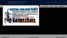 What Sma.kharismabangsa.sch.id website looked like in 2016 (7 years ago)