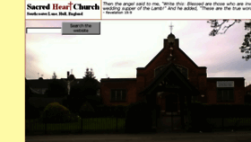 What Sacredhearthull.uk website looked like in 2016 (7 years ago)