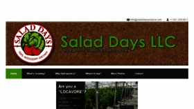 What Saladdaysproduce.com website looked like in 2016 (7 years ago)