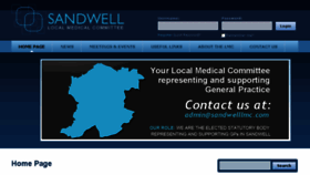 What Sandwelllmc.com website looked like in 2016 (7 years ago)