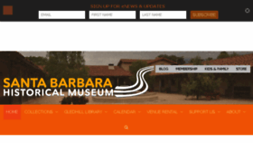 What Santabarbaramuseum.com website looked like in 2016 (7 years ago)