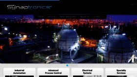 What Synaptronics.com website looked like in 2016 (7 years ago)