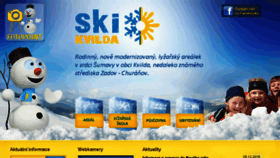 What Skikvilda.cz website looked like in 2016 (7 years ago)