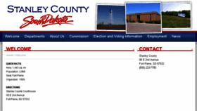 What Stanleycounty.org website looked like in 2016 (7 years ago)