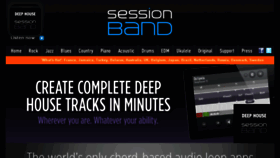 What Sessionbandapp.com website looked like in 2016 (7 years ago)