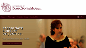 What Santamarialaw.net website looked like in 2016 (8 years ago)