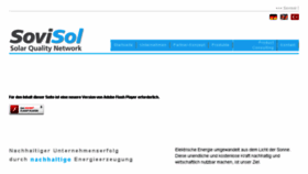 What Sovisol.de website looked like in 2016 (7 years ago)