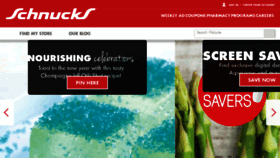 What Schnucks.com website looked like in 2016 (7 years ago)