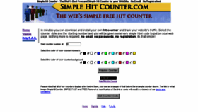 What Simplehitcounter.com website looked like in 2016 (7 years ago)