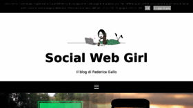 What Socialwebgirl.com website looked like in 2016 (7 years ago)