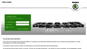 What Skoda-presse.de website looked like in 2016 (7 years ago)
