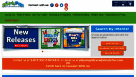 What Simplyfun.com website looked like in 2016 (7 years ago)