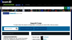 What Steamid.eu website looked like in 2016 (7 years ago)