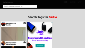 What Selfiehashtag.com website looked like in 2017 (7 years ago)