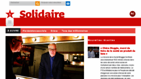 What Solidaire.org website looked like in 2017 (7 years ago)
