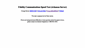 What Speedtest-ar.fidelitycommunications.com website looked like in 2017 (7 years ago)