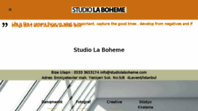 What Studiolaboheme.com website looked like in 2017 (7 years ago)