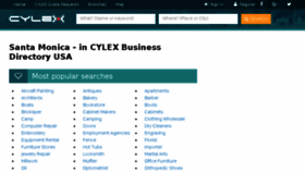 What Santa-monica.cylex-usa.com website looked like in 2017 (7 years ago)