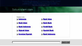 What Solusiislam.com website looked like in 2017 (7 years ago)