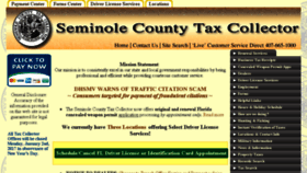 What Seminoletax.org website looked like in 2017 (7 years ago)