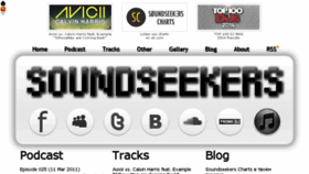What Soundseekers.ru website looked like in 2017 (7 years ago)