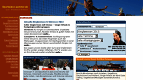 What Sportreisen-sommer.de website looked like in 2017 (7 years ago)