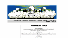 What Sopobikes.org website looked like in 2017 (7 years ago)
