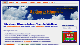What Sauberer-himmel.de website looked like in 2017 (7 years ago)