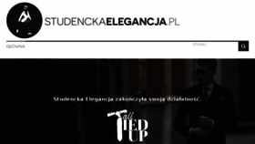 What Studenckaelegancja.pl website looked like in 2017 (8 years ago)