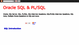What Sql-plsql.blogspot.com website looked like in 2017 (7 years ago)