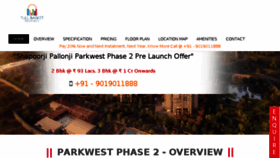 What Shapoorjiparkwest.com website looked like in 2017 (7 years ago)