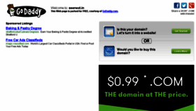 What Seenext.in website looked like in 2017 (8 years ago)