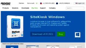What Sitekiosk.com website looked like in 2017 (7 years ago)