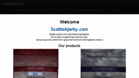 What Scottishjerky.com website looked like in 2017 (7 years ago)