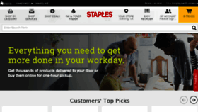 What Staplescares.com website looked like in 2017 (7 years ago)
