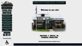 What Smithmemorial.com website looked like in 2017 (7 years ago)