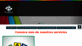 What Serviciosserigraficos.com website looked like in 2017 (7 years ago)