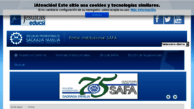 What Safa.edu website looked like in 2017 (7 years ago)