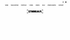 What Szymonolma.pl website looked like in 2017 (7 years ago)