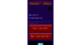What Smoketoken.com website looked like in 2017 (7 years ago)