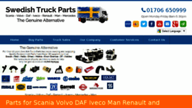What Swedishtruckparts.co.uk website looked like in 2017 (7 years ago)