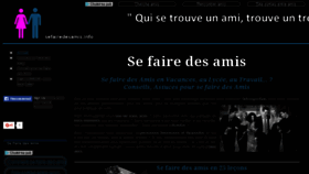 What Sefairedesamis.fr website looked like in 2017 (7 years ago)