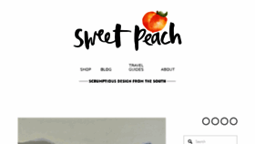 What Sweetpeachblog.com website looked like in 2017 (7 years ago)